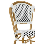 KRZESŁO CAFE PARIS BIAŁE rattan King Home MOŻNA SZTAPLOWAĆ DO WNĘTRZ I NA ZEWNĄTRZ KRZESŁO CAFE PARIS BIAŁE rattan King Home MOŻNA SZTAPLOWAĆ DO WNĘTRZ I NA ZEWNĄTRZ