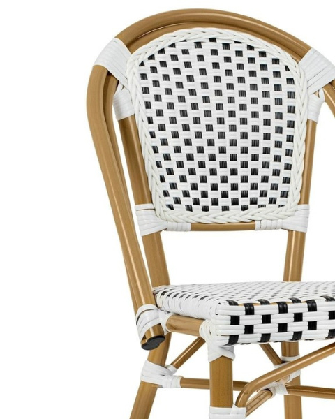 KRZESŁO CAFE PARIS BIAŁE rattan King Home MOŻNA SZTAPLOWAĆ DO WNĘTRZ I NA ZEWNĄTRZ KRZESŁO CAFE PARIS BIAŁE rattan King Home MOŻNA SZTAPLOWAĆ DO WNĘTRZ I NA ZEWNĄTRZ