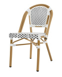 KRZESŁO CAFE PARIS BIAŁE rattan King Home MOŻNA SZTAPLOWAĆ DO WNĘTRZ I NA ZEWNĄTRZ KRZESŁO CAFE PARIS BIAŁE rattan King Home MOŻNA SZTAPLOWAĆ DO WNĘTRZ I NA ZEWNĄTRZ