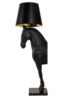 King Home Lampa podłogowa KOŃ HORSE STAND S czarna - włókno szklane King Home Lampa podłogowa KOŃ HORSE STAND S czarna - włókno szklane