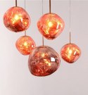 King Home MOOSEE lampa wisząca FUSION 40 miedziana - akryl King Home MOOSEE lampa wisząca FUSION 40 miedziana - akryl