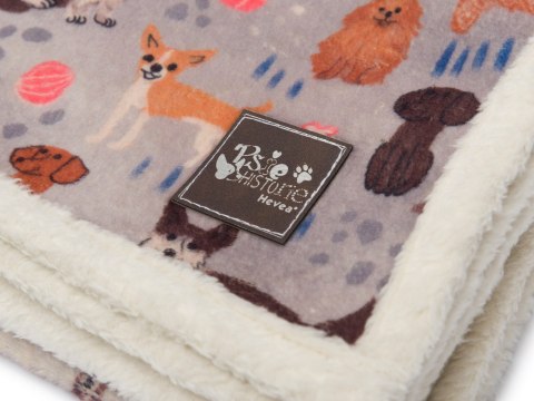 Kocyk polarowy Hevea Psie Historie Psitulak ART 175x125 (Corgi brąz) Kocyk polarowy Hevea Psie Historie Psitulak ART 175x125 (Corgi brąz)
