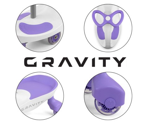 Milly Mally Milly Mally Jeździk Grawitacyjny Gravity White Purple Milly Mally Milly Mally Jeździk Grawitacyjny Gravity White Purple