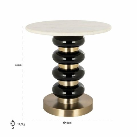Richmond Interiors RICHMOND stolik BOANN czarny Richmond Interiors RICHMOND stolik BOANN czarny