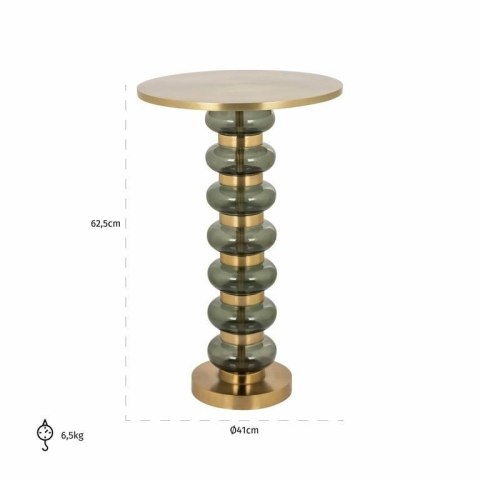 Richmond Interiors RICHMOND stolik BOWIENE zielony Richmond Interiors RICHMOND stolik BOWIENE zielony
