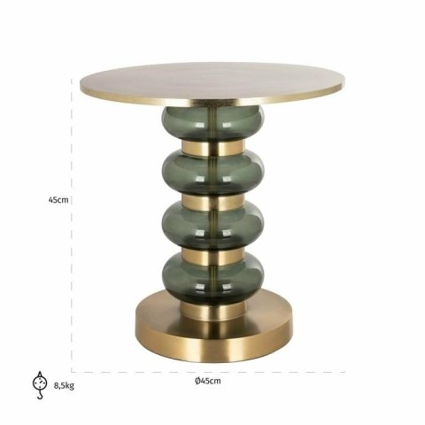 Richmond Interiors RICHMOND stolik DALINA zielony Richmond Interiors RICHMOND stolik DALINA zielony