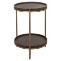 Richmond Interiors RICHMOND stolik ZILLON brązowy Richmond Interiors RICHMOND stolik ZILLON brązowy