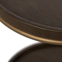 Richmond Interiors RICHMOND stolik ZILLON brązowy Richmond Interiors RICHMOND stolik ZILLON brązowy