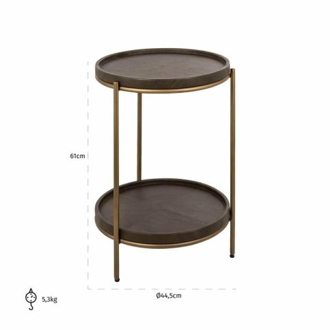 Richmond Interiors RICHMOND stolik ZILLON brązowy Richmond Interiors RICHMOND stolik ZILLON brązowy