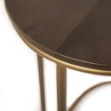 Richmond Interiors RICHMOND stolik boczny ZILLON brązowy Richmond Interiors RICHMOND stolik boczny ZILLON brązowy