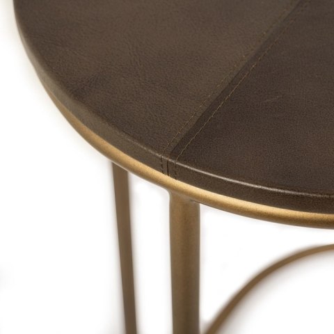 Richmond Interiors RICHMOND stolik boczny ZILLON brązowy Richmond Interiors RICHMOND stolik boczny ZILLON brązowy