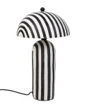 Kare Design KARE lampa stołowa STRISCE 48 cm biało-czarna Kare Design KARE lampa stołowa STRISCE 48 cm biało-czarna
