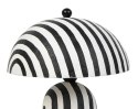 Kare Design KARE lampa stołowa STRISCE 48 cm biało-czarna Kare Design KARE lampa stołowa STRISCE 48 cm biało-czarna