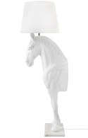 King Home Lampa podłogowa KOŃ HORSE STAND M biała - włókno szklane King Home Lampa podłogowa KOŃ HORSE STAND M biała - włókno szklane