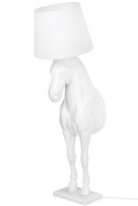 King Home Lampa podłogowa KOŃ HORSE STAND M biała - włókno szklane King Home Lampa podłogowa KOŃ HORSE STAND M biała - włókno szklane