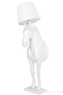 King Home Lampa podłogowa KOŃ HORSE STAND M biała - włókno szklane King Home Lampa podłogowa KOŃ HORSE STAND M biała - włókno szklane
