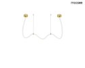 Moosee MOOSEE lampa wisząca LASSO 300 złota Moosee MOOSEE lampa wisząca LASSO 300 złota