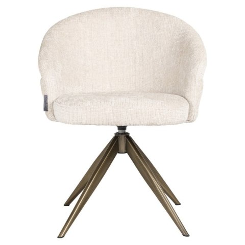 Richmond Interiors RICHMOND krzesło obrotowe ZENDAYA beżowe Richmond Interiors RICHMOND krzesło obrotowe ZENDAYA beżowe