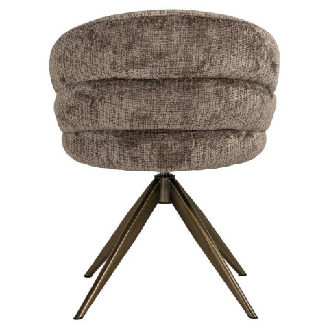 Richmond Interiors RICHMOND krzesło obrotowe ZENDAYA brązowe Richmond Interiors RICHMOND krzesło obrotowe ZENDAYA brązowe