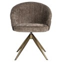 Richmond Interiors RICHMOND krzesło obrotowe ZENDAYA brązowe Richmond Interiors RICHMOND krzesło obrotowe ZENDAYA brązowe