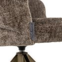 Richmond Interiors RICHMOND krzesło obrotowe ZENDAYA brązowe Richmond Interiors RICHMOND krzesło obrotowe ZENDAYA brązowe