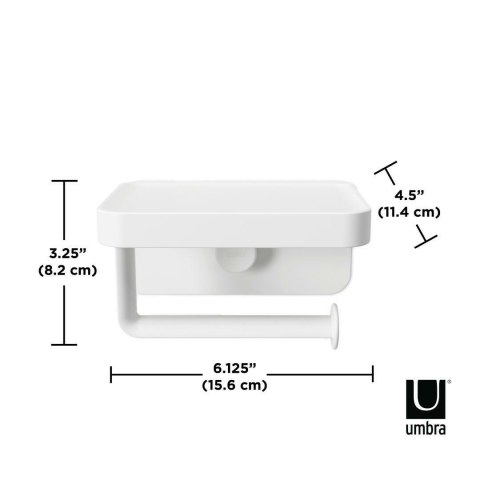 Umbra UMBRA uchwyt na papier toaletowy FLEX biały Umbra UMBRA uchwyt na papier toaletowy FLEX biały