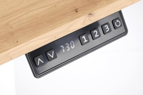 B53 biurko biurko z funkcją regulacji wysokości, dąb artisan / biały B53 biurko biurko z funkcją regulacji wysokości, dąb artisan / biały