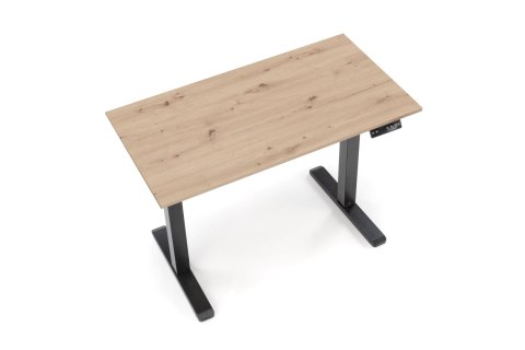 B53 biurko biurko z funkcją regulacji wysokości, dąb artisan / czarny B53 biurko biurko z funkcją regulacji wysokości, dąb artisan / czarny