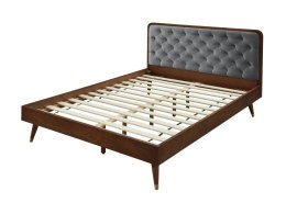 CASSIDY 140 łóżko popielaty / orzech