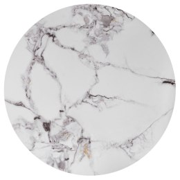 GILDA zestaw 3 ław, biały marmur / złoty