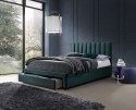 GRACE 140 łóżko z szufladami c. zielony velvet GRACE 140 łóżko z szufladami c. zielony velvet