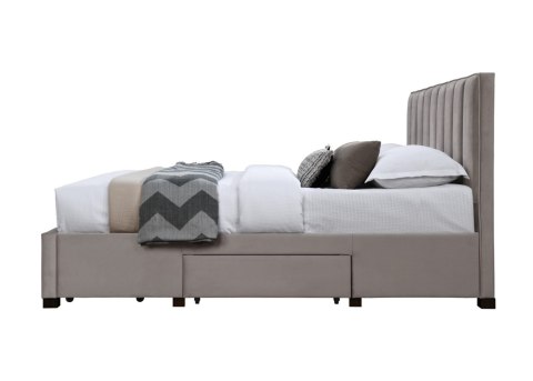 GRACE 160 łóżko z szufladami beżowy velvet GRACE 160 łóżko z szufladami beżowy velvet