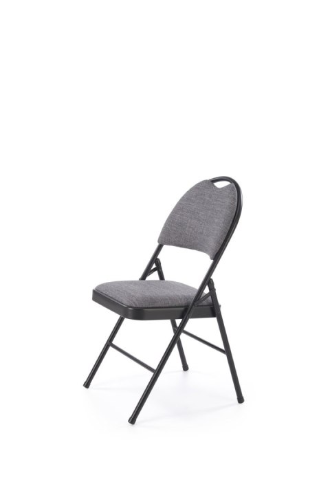 K566 krzesło składane, czarny / popiel K566 krzesło składane, czarny / popiel