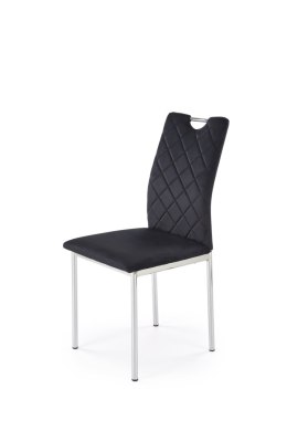 K578 krzesło czarny / srebrny
