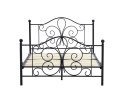 PANAMA 140 cm łóżko metalowe czarny PANAMA 140 cm łóżko metalowe czarny
