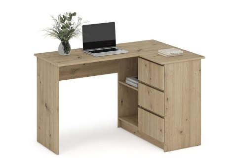 BEGA biurko, dąb artisan BEGA biurko, dąb artisan