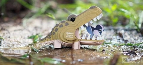 Eugy Eugy Układanka Eko 3D Aligator Eugy Eugy Układanka Eko 3D Aligator