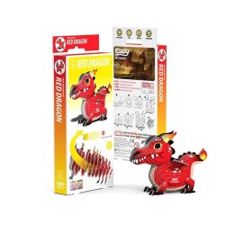 Eugy Eugy Układanka Eko 3D Czerwony Smok