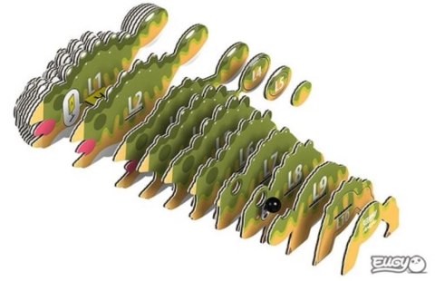 Eugy Eugy Układanka Eko 3D Dinozaur Ankylo Eugy Eugy Układanka Eko 3D Dinozaur Ankylo