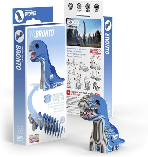 Eugy Eugy Układanka Eko 3D Dinozaur Bronto Eugy Eugy Układanka Eko 3D Dinozaur Bronto