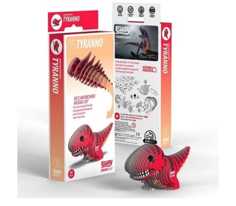 Eugy Eugy Układanka Eko 3D Dinozaur Tyranozaur Eugy Eugy Układanka Eko 3D Dinozaur Tyranozaur
