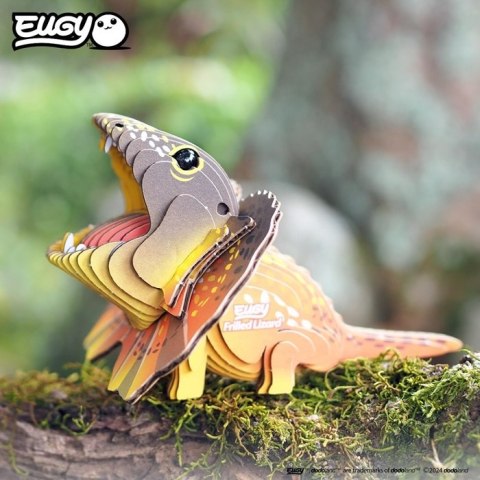Eugy Eugy Układanka Eko 3D Jaszczurka Agama Kołnierzasta Eugy Eugy Układanka Eko 3D Jaszczurka Agama Kołnierzasta
