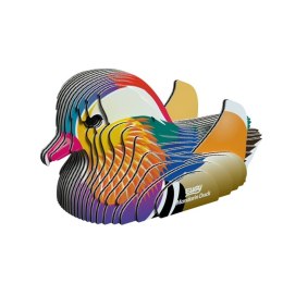 Eugy Eugy Układanka Eko 3D Kaczka Mandarynka