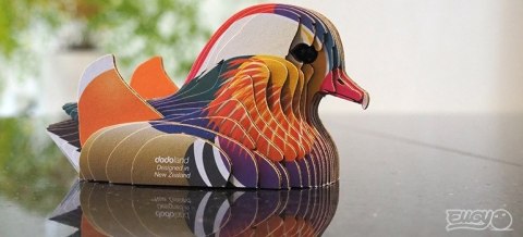 Eugy Eugy Układanka Eko 3D Kaczka Mandarynka Eugy Eugy Układanka Eko 3D Kaczka Mandarynka