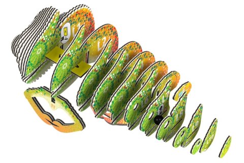 Eugy Eugy Układanka Eko 3D Kameleon Eugy Eugy Układanka Eko 3D Kameleon