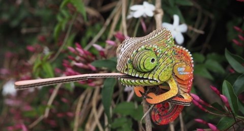 Eugy Eugy Układanka Eko 3D Kameleon Eugy Eugy Układanka Eko 3D Kameleon