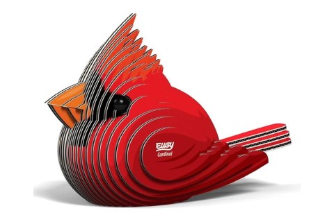 Eugy Eugy Układanka Eko 3D Kardynał Szkarłatny Eugy Eugy Układanka Eko 3D Kardynał Szkarłatny