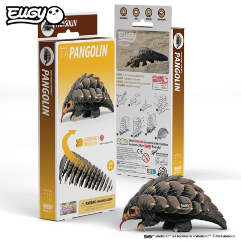 Eugy Eugy Układanka Eko 3D Łuskowiec Eugy Eugy Układanka Eko 3D Łuskowiec
