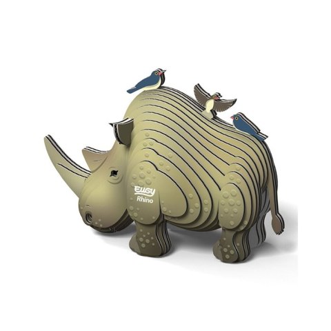 Eugy Eugy Układanka Eko 3D Nosorożec Eugy Eugy Układanka Eko 3D Nosorożec