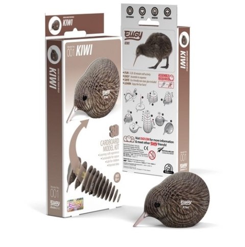 Eugy Eugy Układanka Eko 3D Ptak Kiwi Eugy Eugy Układanka Eko 3D Ptak Kiwi